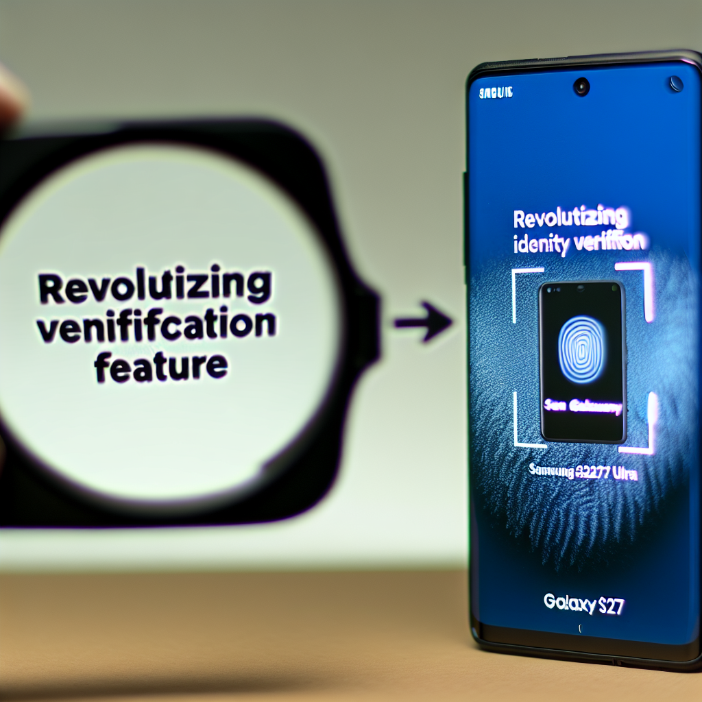 Samsung Galaxy S27 Ultra Kimlik Doğrulamada Devrim Yapıyor