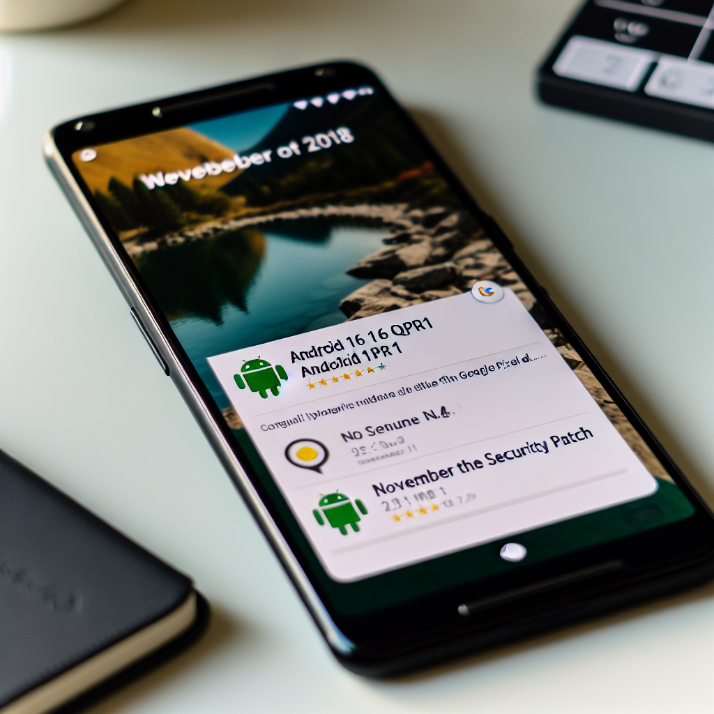 Google Pixel Cihazlar İçin Android 16 QPR1 Final Güncellemesi ve Kasım Güvenlik Yaması